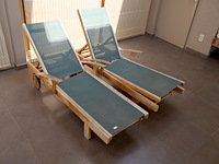 Teak ligbed (2x) - afbeelding 2 van  5