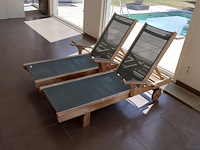 Teak ligbed (2x) - afbeelding 3 van  5