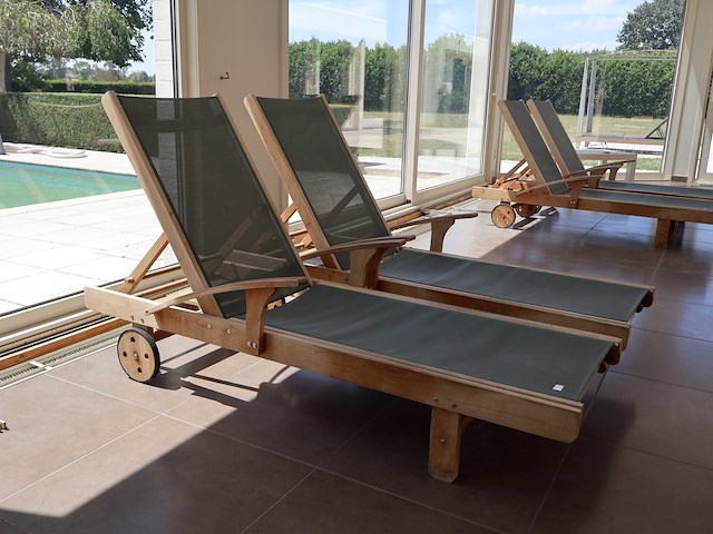 Teak ligbed (2x) - afbeelding 5 van  5