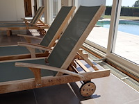 Teak ligbed (2x) - afbeelding 4 van  5
