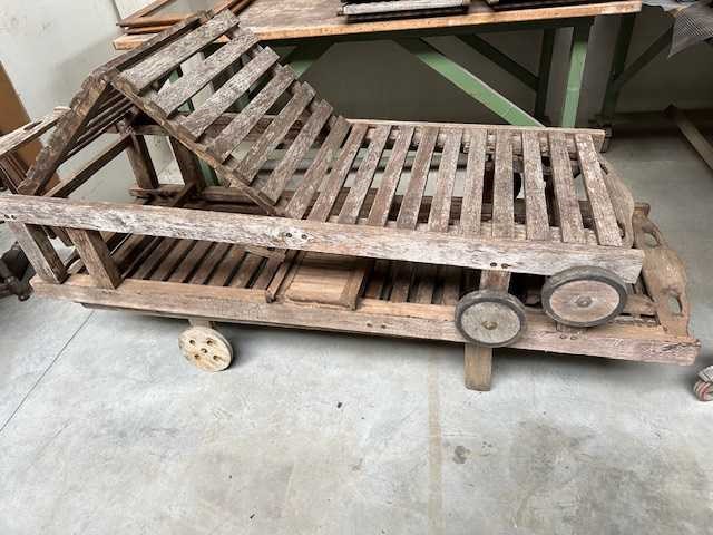 Teak ligbedden - ligbed - sunbeds (3x) - afbeelding 1 van  1