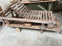 Teak ligbedden - ligbed - sunbeds (3x) - afbeelding 1 van  1