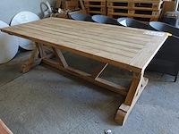 Teak outdoor tafel - afbeelding 1 van  6