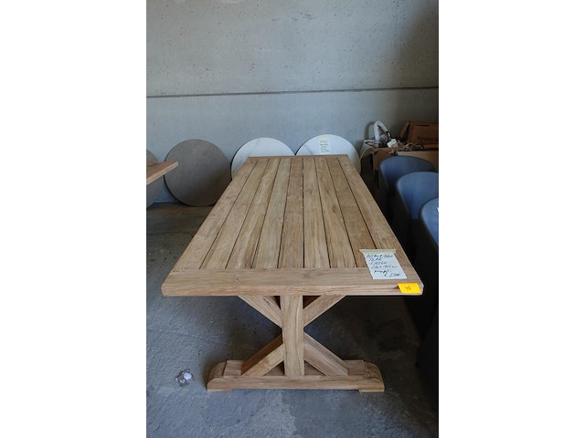 Teak outdoor tafel - afbeelding 2 van  6