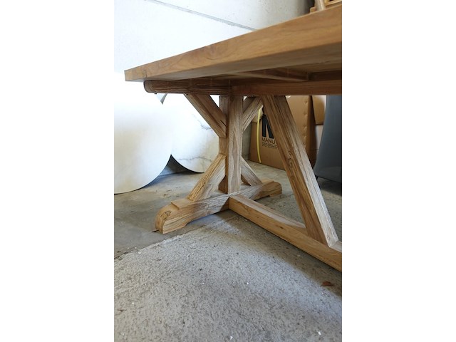 Teak outdoor tafel - afbeelding 4 van  6