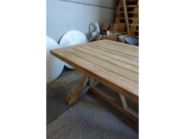 Teak outdoor tafel - afbeelding 5 van  6