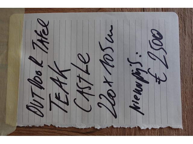 Teak outdoor tafel - afbeelding 6 van  6