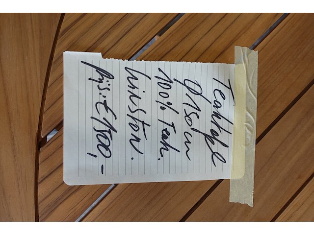 Teak tafel winston - afbeelding 3 van  3