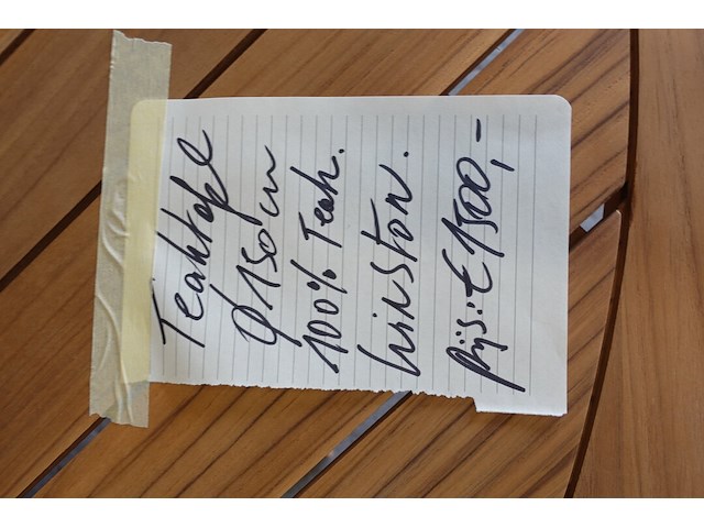 Teak tafel winston - afbeelding 3 van  3