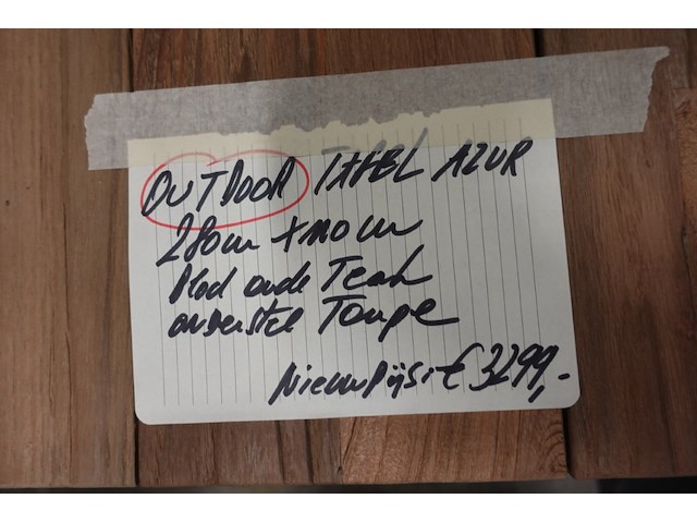 Teak tafel - afbeelding 5 van  5