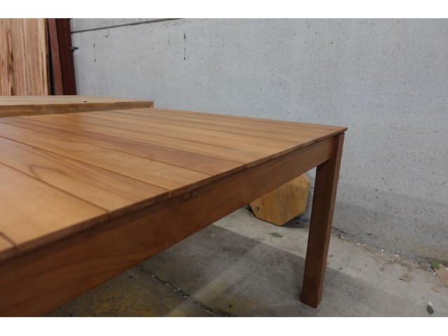 Teak tafel - afbeelding 3 van  4