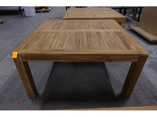 Teak tafel - afbeelding 2 van  4