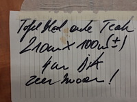 Teak tafelblad - afbeelding 3 van  3