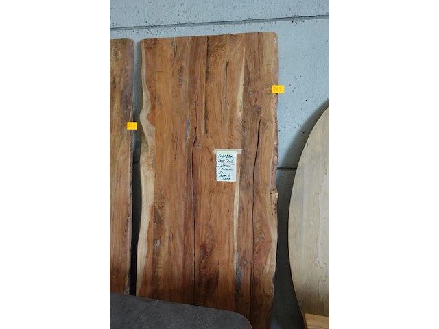 Teak tafelblad - afbeelding 1 van  2