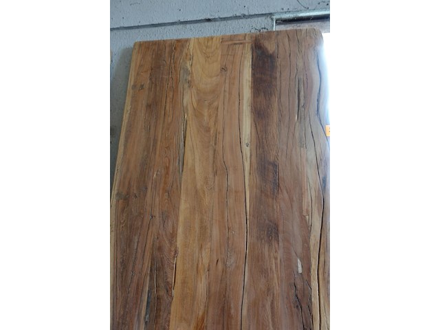 Teak tafelblad - afbeelding 2 van  2