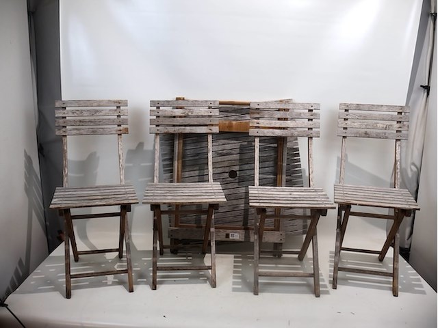 Teak tuinset - afbeelding 1 van  6