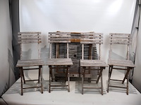 Teak tuinset - afbeelding 1 van  6