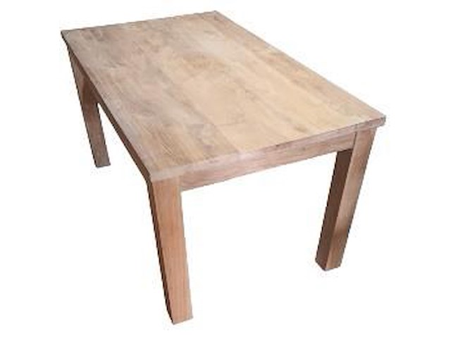 Teaken eetkamer tafel - afbeelding 1 van  1