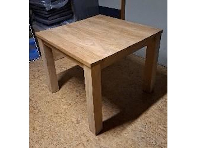 Teaken eetkamer tafel - afbeelding 1 van  1