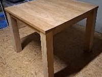 Teaken eetkamer tafel - afbeelding 1 van  1