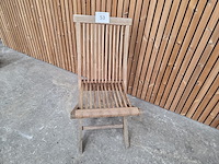 Teaken klapstoel royal arrow - afbeelding 2 van  7