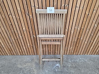 Teaken klapstoel royal arrow - afbeelding 6 van  7
