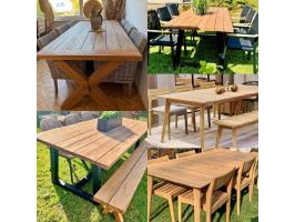 Teaken meubilair; tremelo (levering binnen belgië mogelijk)