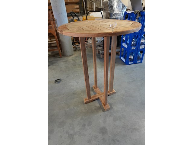 Teakhouten bartafel, jeparas (gf146) - afbeelding 3 van  3
