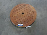 Teakhouten draaiplateau lazy susan, jeparas (gf212), lot van 2 - afbeelding 1 van  2