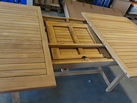Teakhouten tafel gf25b/gf25, jeparas - afbeelding 3 van  4