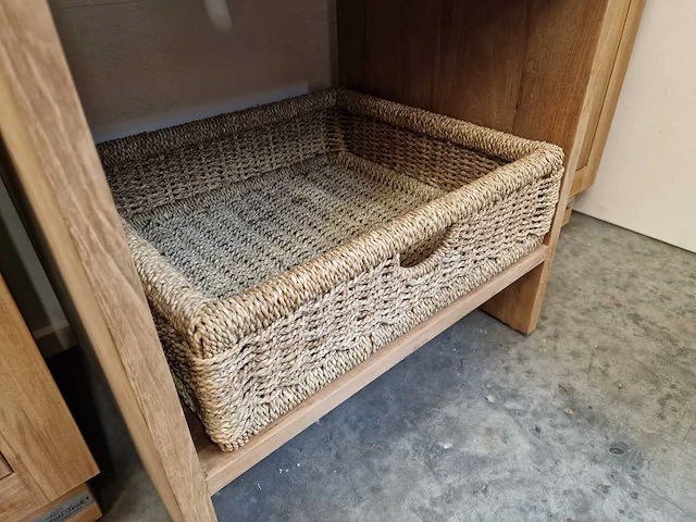 Teakline badkamermeubel loire 60cm + teak blad - massieve a-kwaliteit - afbeelding 5 van  5