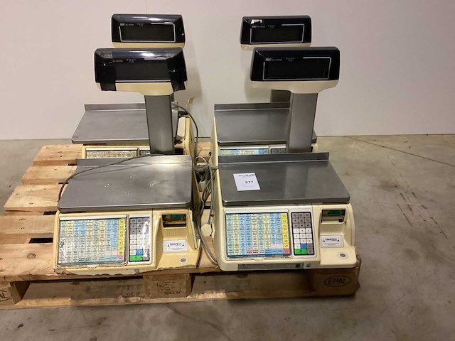 Tec sl-9000 4 stuks weegschaal - afbeelding 1 van  5