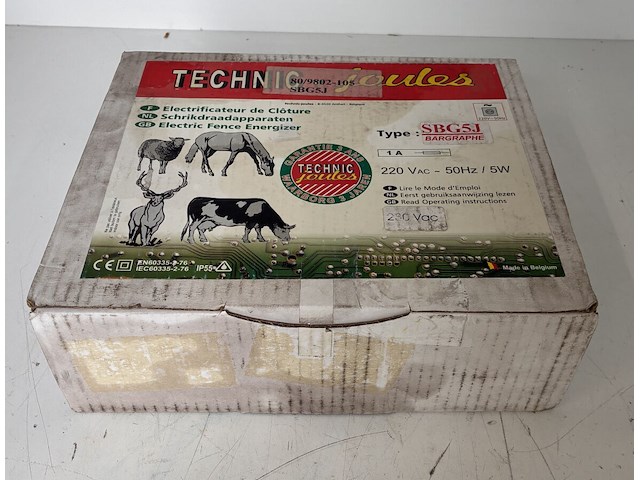 Technic joules 80/9802-105 schrikdraadapparaat - afbeelding 1 van  3