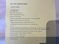 Technics quartz platenspeler (3x) - afbeelding 5 van  5