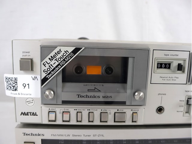 Technics tuner en cassette deck - afbeelding 4 van  11