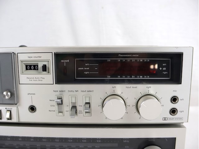 Technics tuner en cassette deck - afbeelding 5 van  11