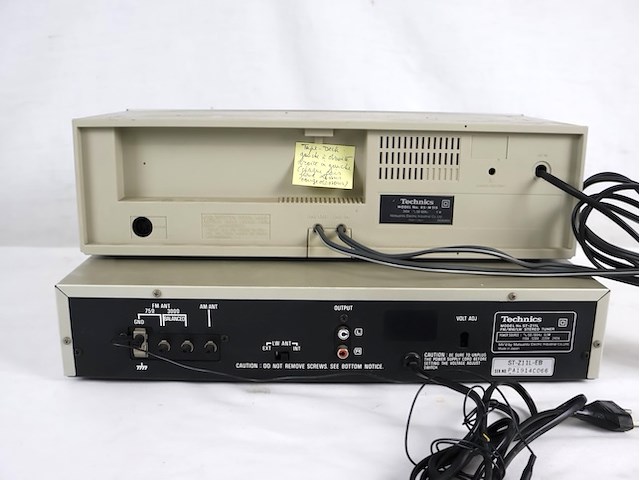 Technics tuner en cassette deck - afbeelding 8 van  11