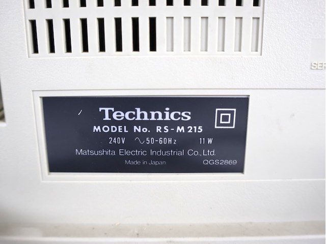 Technics tuner en cassette deck - afbeelding 9 van  11