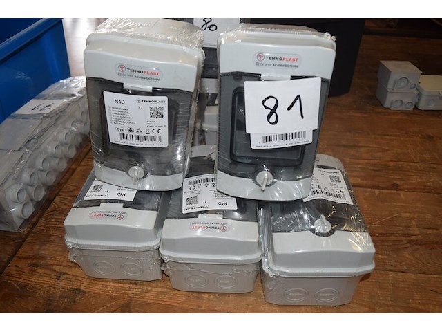 Techno plast verdeelkast 5st. - afbeelding 1 van  2