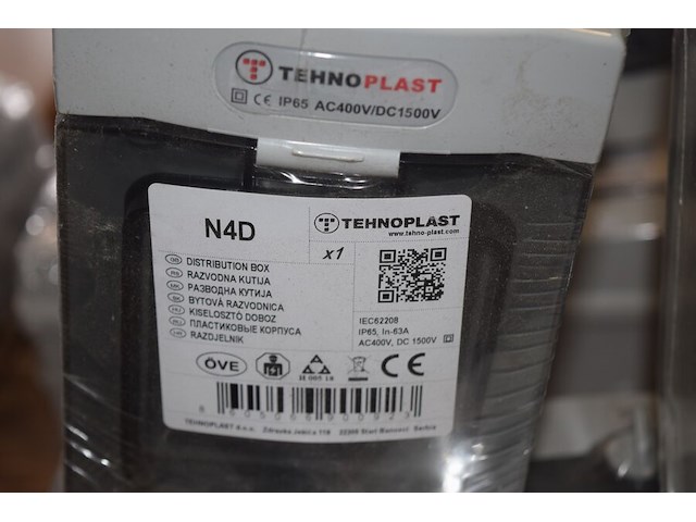 Techno plast verdeelkast 5st. - afbeelding 2 van  2