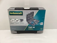 Technocraft 55-delige bit- ratelset - 1/4” - afbeelding 1 van  6