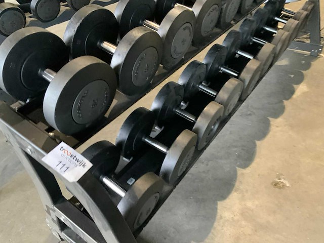 Technogym dumbbell 18 t/m 36kg 2x 26kg krachtstation - afbeelding 4 van  9