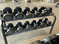 Technogym dumbbell 4 t/m 14kg 1x 32,50 krachtstation - afbeelding 1 van  6