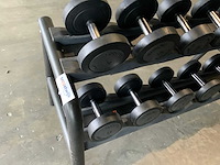 Technogym dumbbell 4 t/m 14kg 1x 32,50 krachtstation - afbeelding 2 van  6