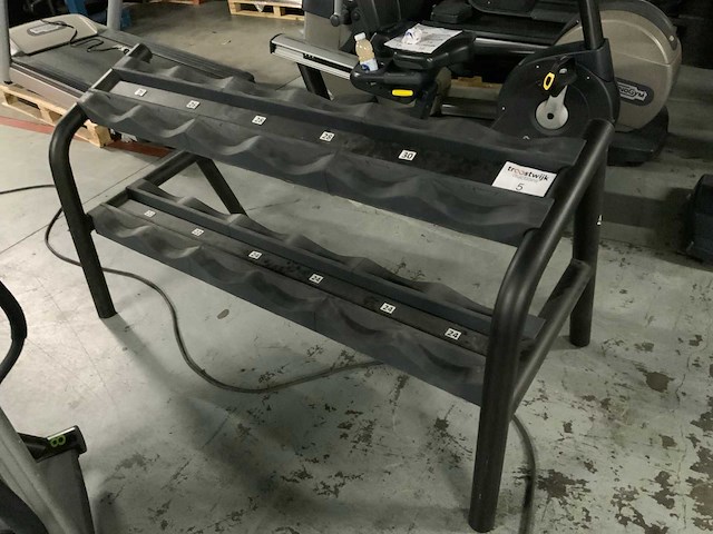 Technogym element dumbbell 6 pair rek krachtstation - afbeelding 1 van  4