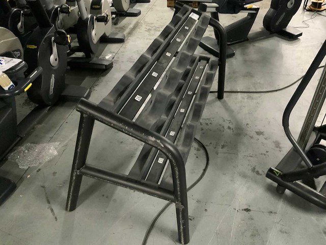 Technogym element dumbbell 6 pair rek krachtstation - afbeelding 4 van  4