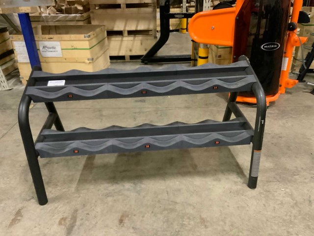 Technogym element dumbell rek 6 pair rek krachtstation - afbeelding 1 van  6