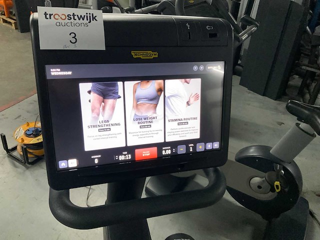 Technogym excite new recline 1000 unity 3 live home trainer - afbeelding 8 van  8