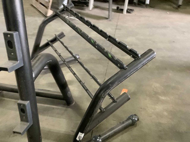 Technogym rek;barbell rek;stang 3 stuks totaal krachtstation - afbeelding 2 van  5