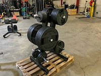 Technogym schijven pu 50mm met pure rek 8x20;14x10;4x2,5kg krachtstation